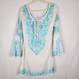 Sevya Handmade Boho Embroidered Dress S